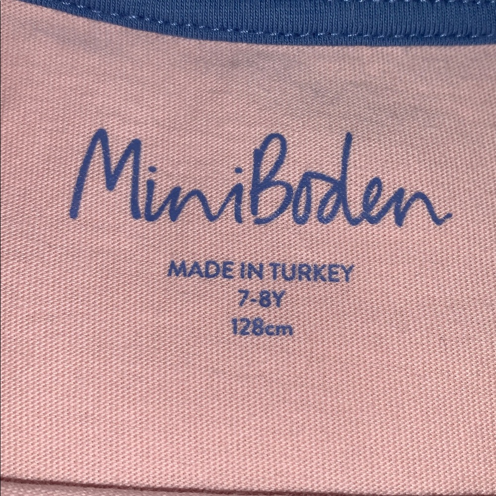 Mini Boden Sweet Treats Pink Top 7/8 Long Sleeves - Picture 6 of 10